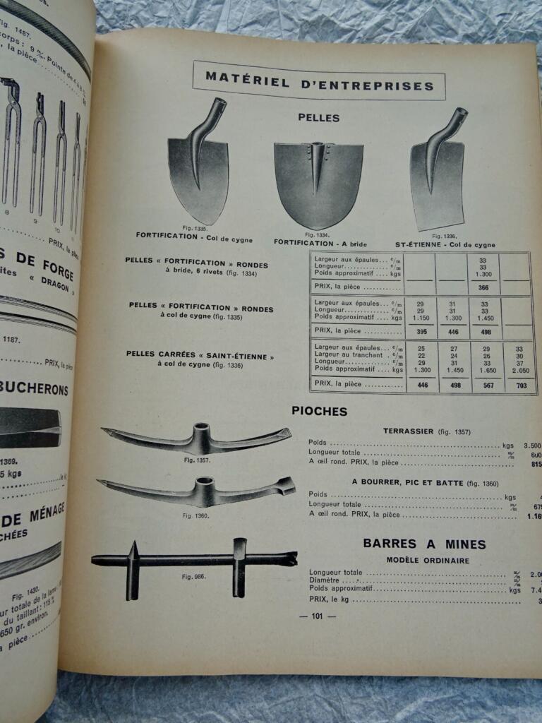 DAFOR 1952年工具目录