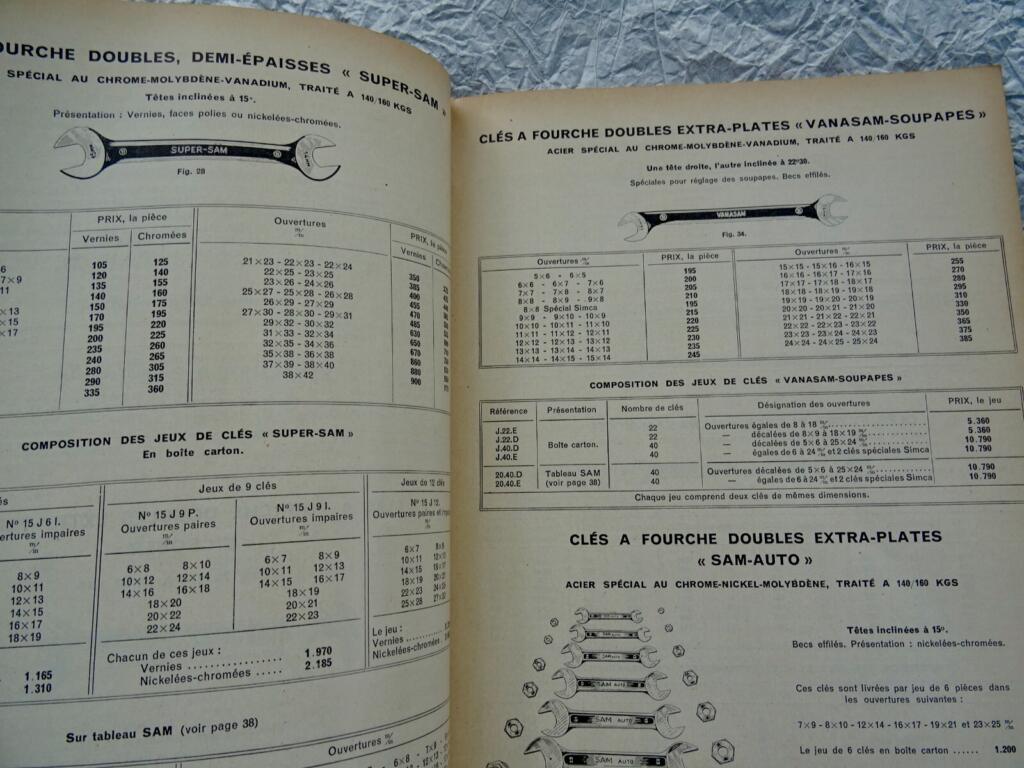 DAFOR 1952年工具目录