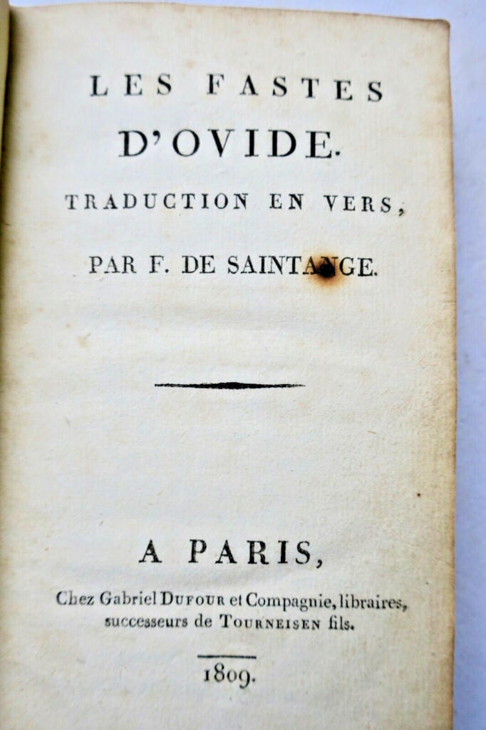 Ovid's Fastes - Classical Poetry Translation