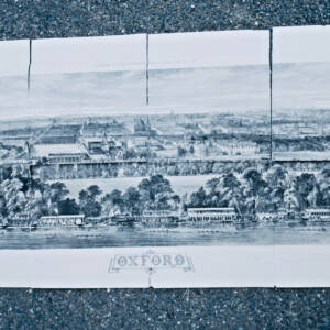 Oxford 117 x 61 cm. Lithographie