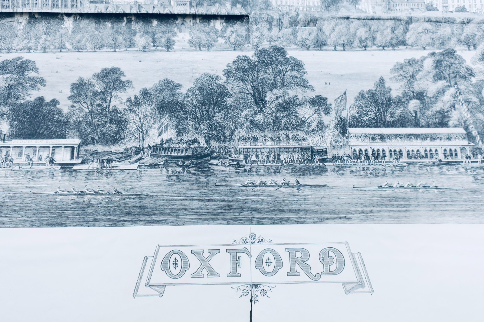 Oxford 117 x 61 cm. Lithographie - Image 4