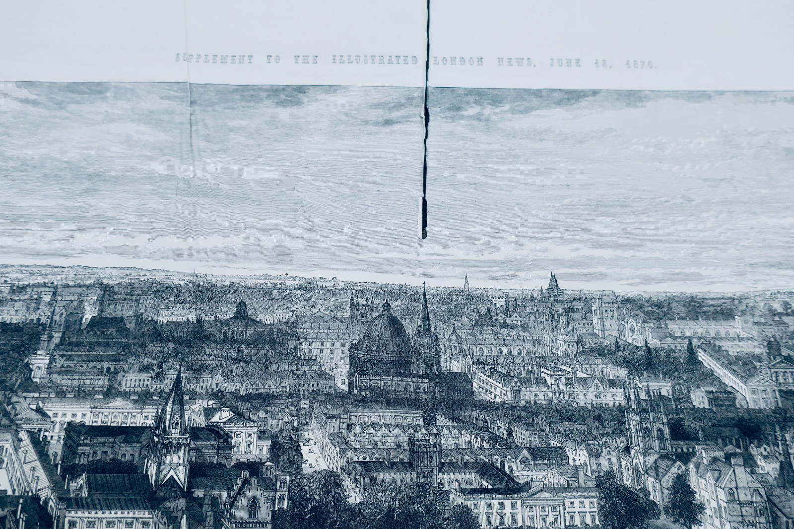 Oxford 117 x 61 cm. Lithographie - Image 3