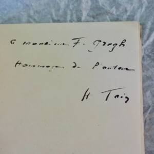 Pain Henri Le pic maudit 1920. Envoi de l'auteur