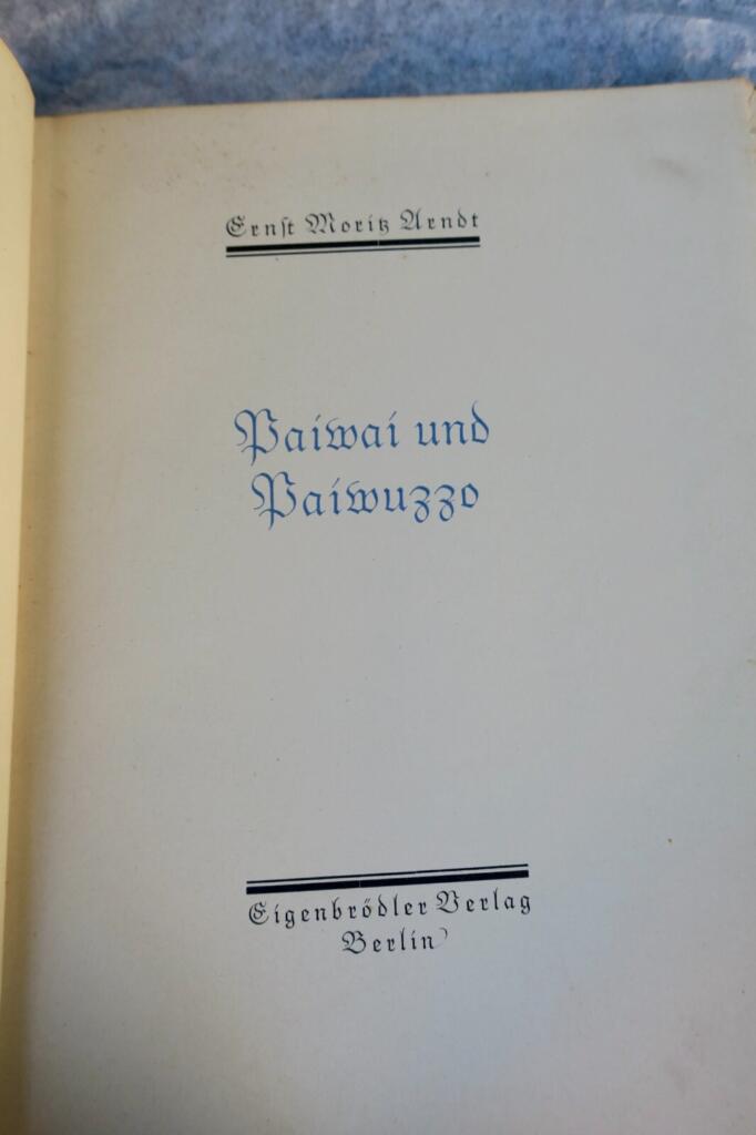 Geschichten von Paiwai und Paiwuzzo