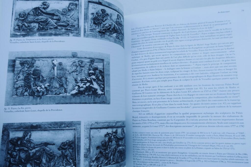 Ausstellungskatalog des Bildhauers Pajou