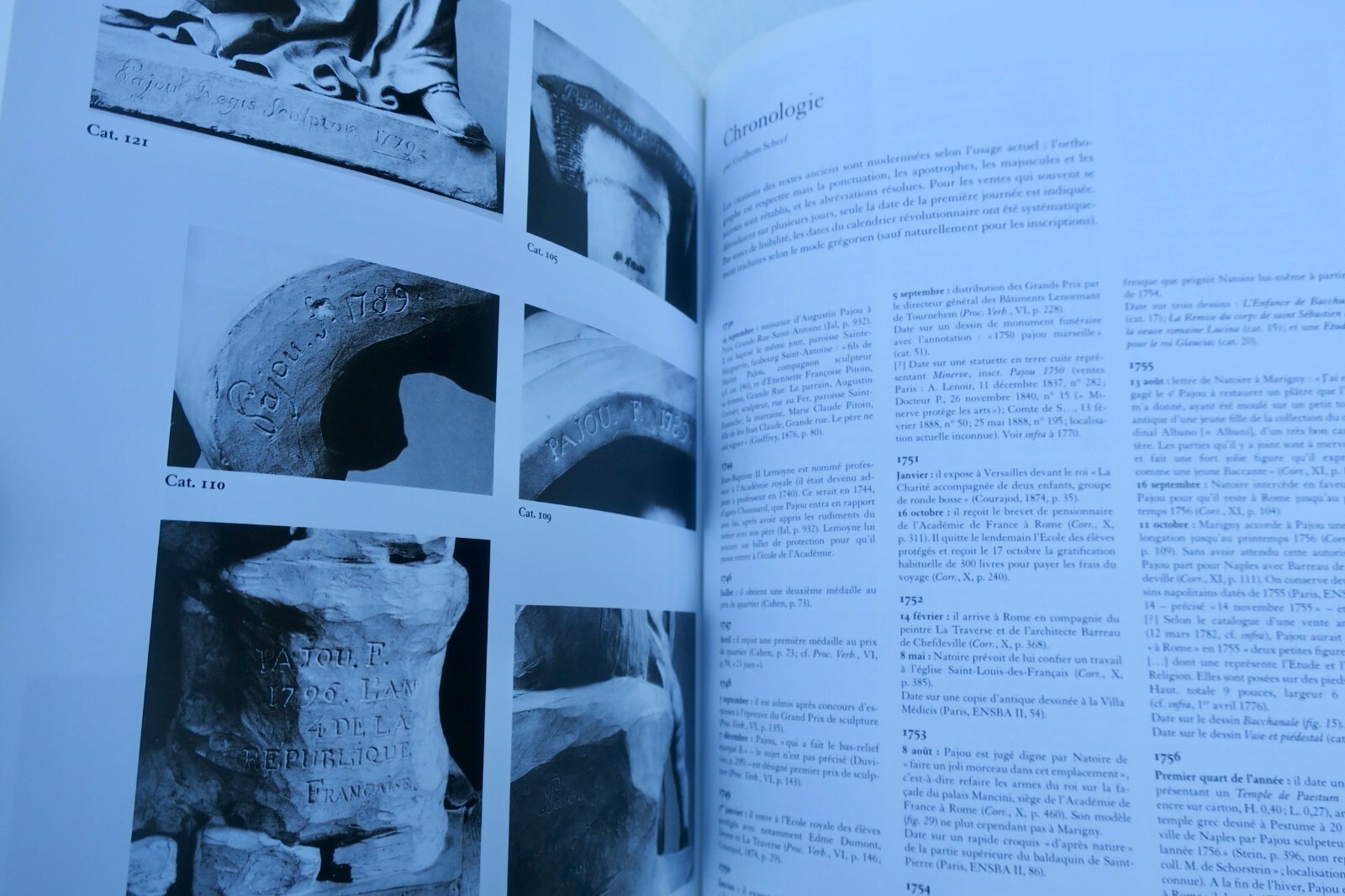 Exhibition catalog of sculptor Pajou - Image 14