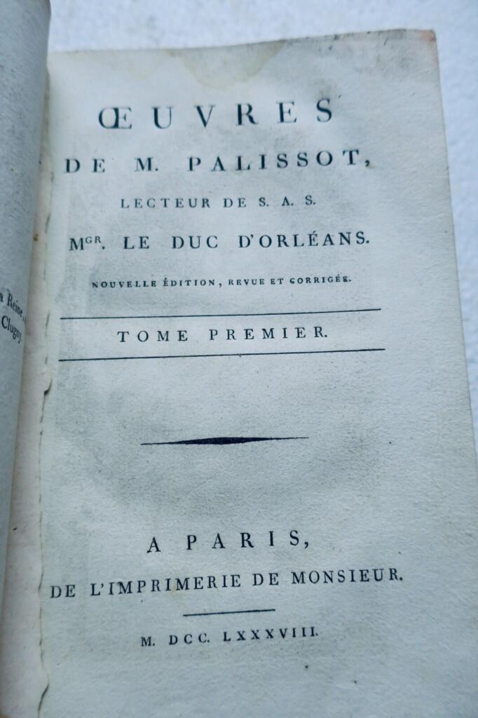 Werke von M. de Palissot