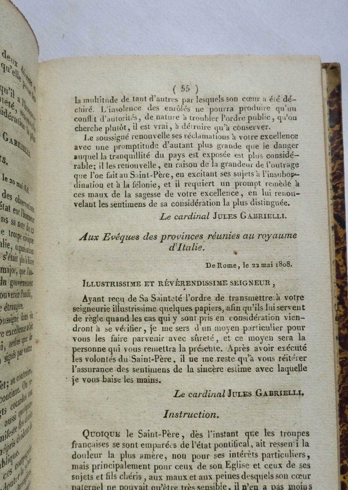Authentische Päpstliche Korrespondenz mit Frankreich 1814 - Image 3