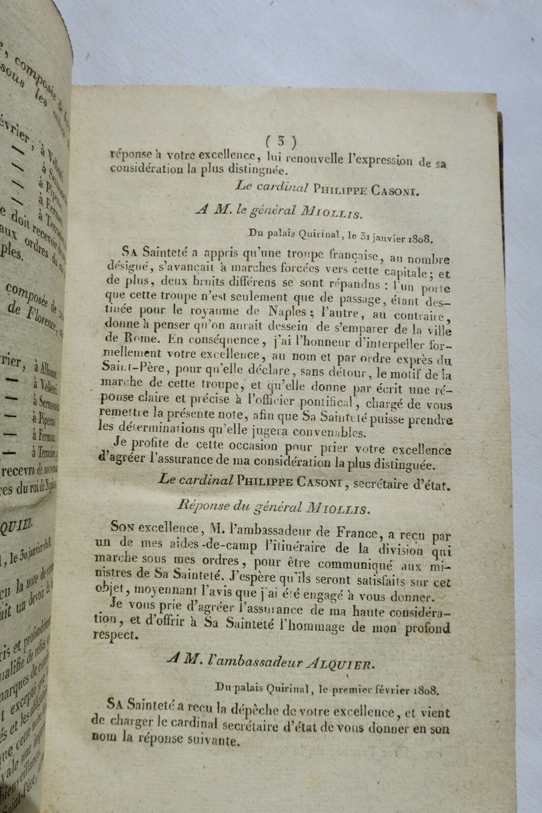 Authentische Päpstliche Korrespondenz mit Frankreich 1814 - Image 6