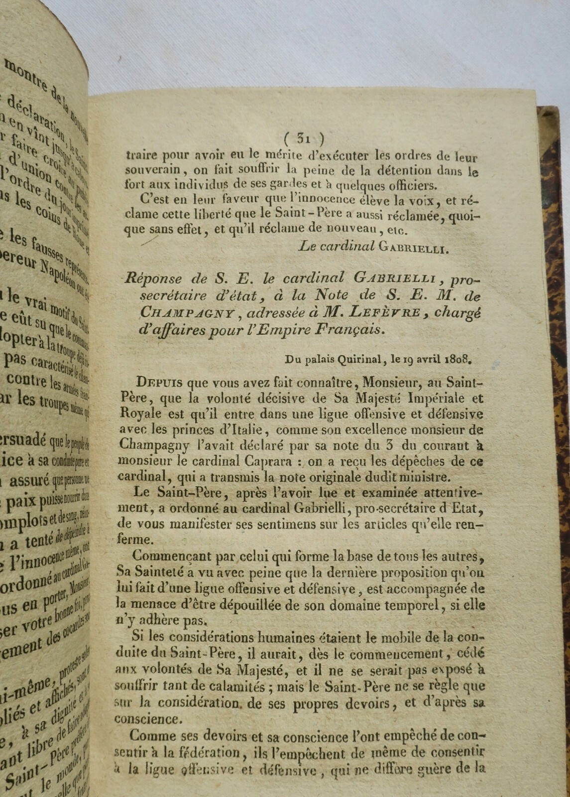 Authentische Päpstliche Korrespondenz mit Frankreich 1814 - Image 4