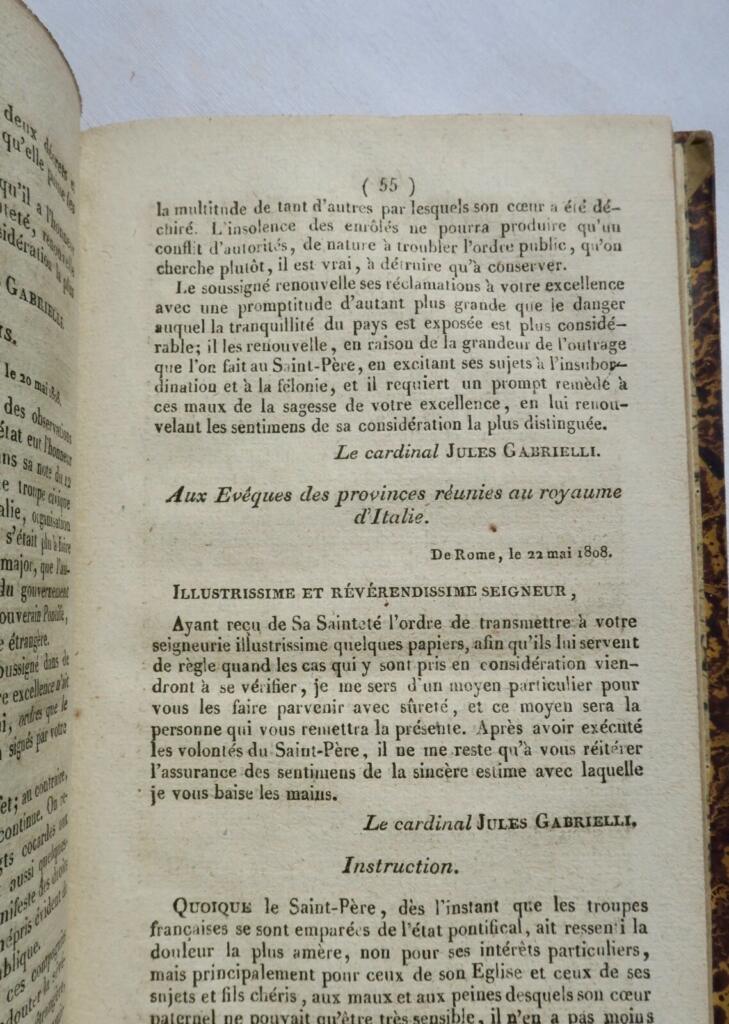 Päpstlich-französische Diplomatenkorrespondenz 1814