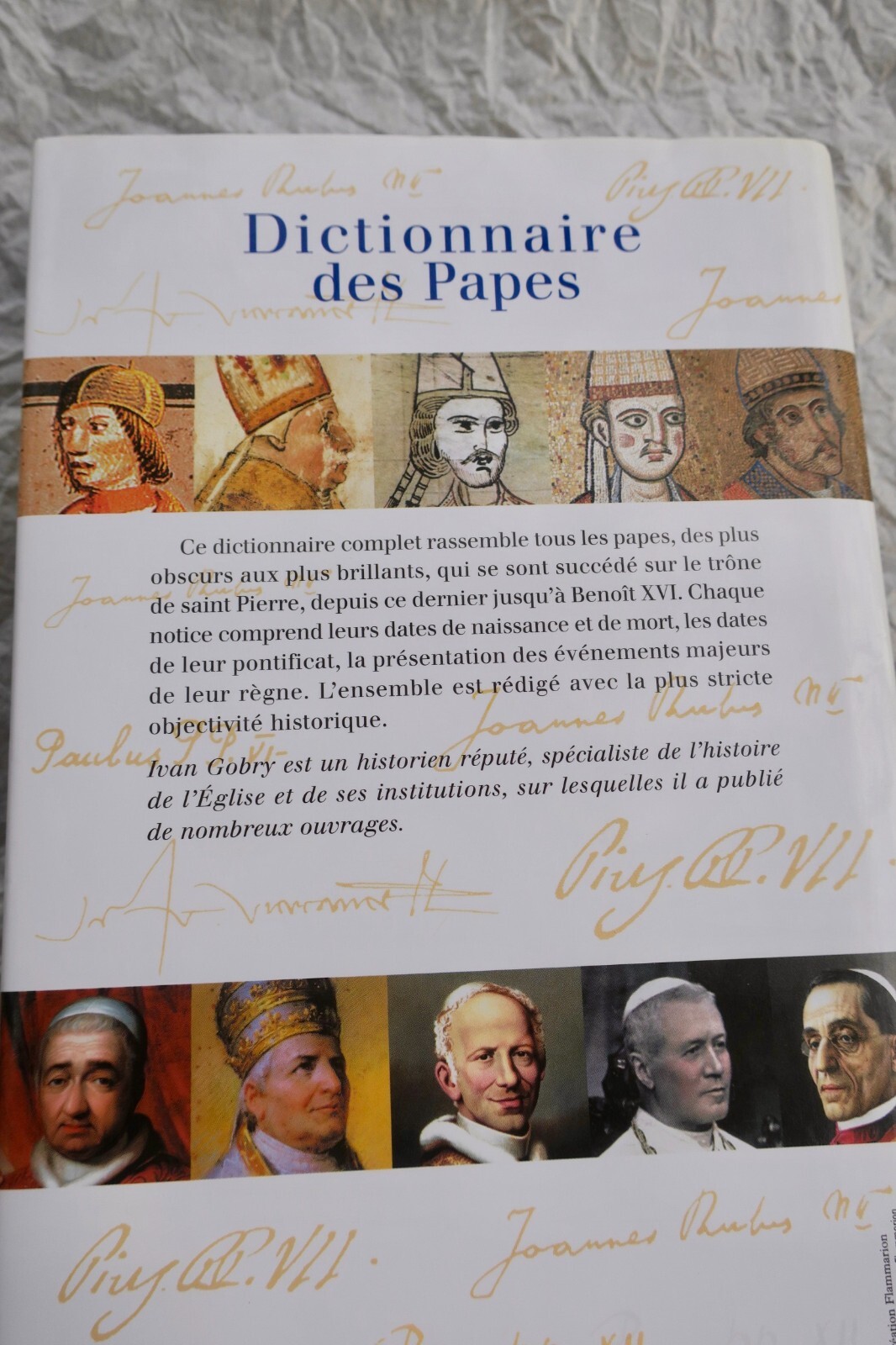Comprehensive Guide to Popes<span class="lla-card-orig-wrap"><span class="lla-card-orig">❦ Pape Gobry Ivan Dictionnaire des papes</span></span> - La Librairie Antique