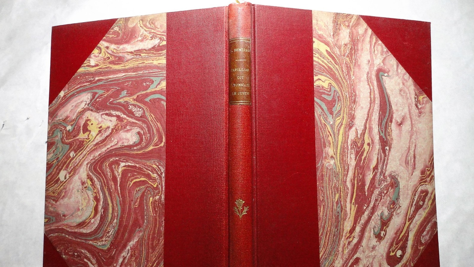 Papillon dit Lyonnais le Juste Pièce en Trois Actes 1910 + envoi – Image 4