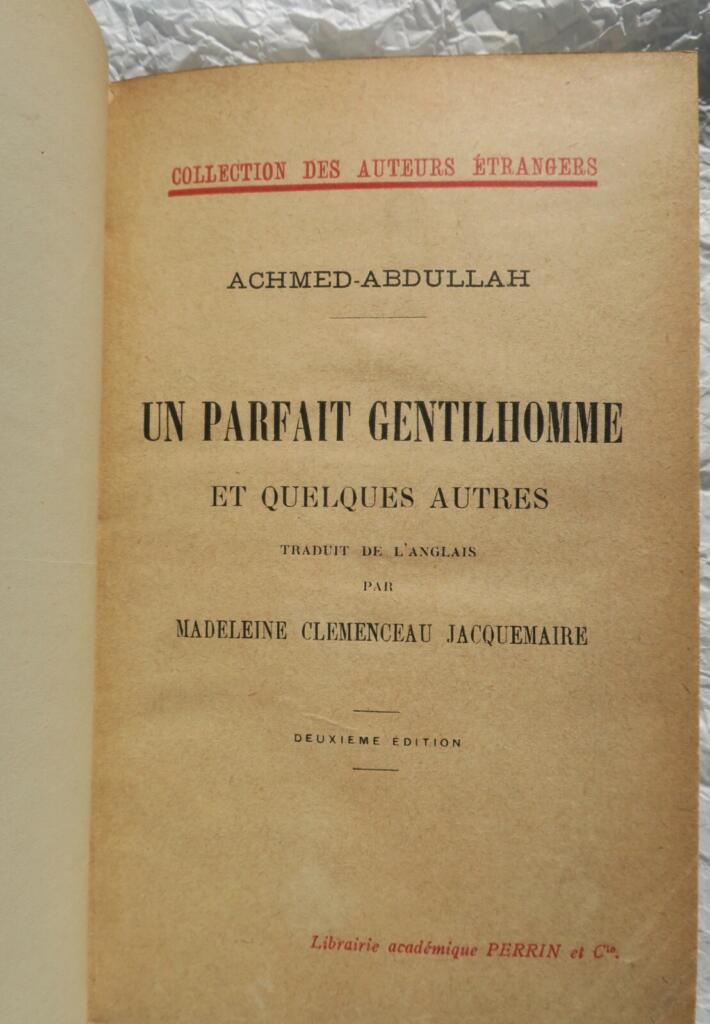 PARFAIT GENTILHOMME ET QUELQUES AUTRES 1924