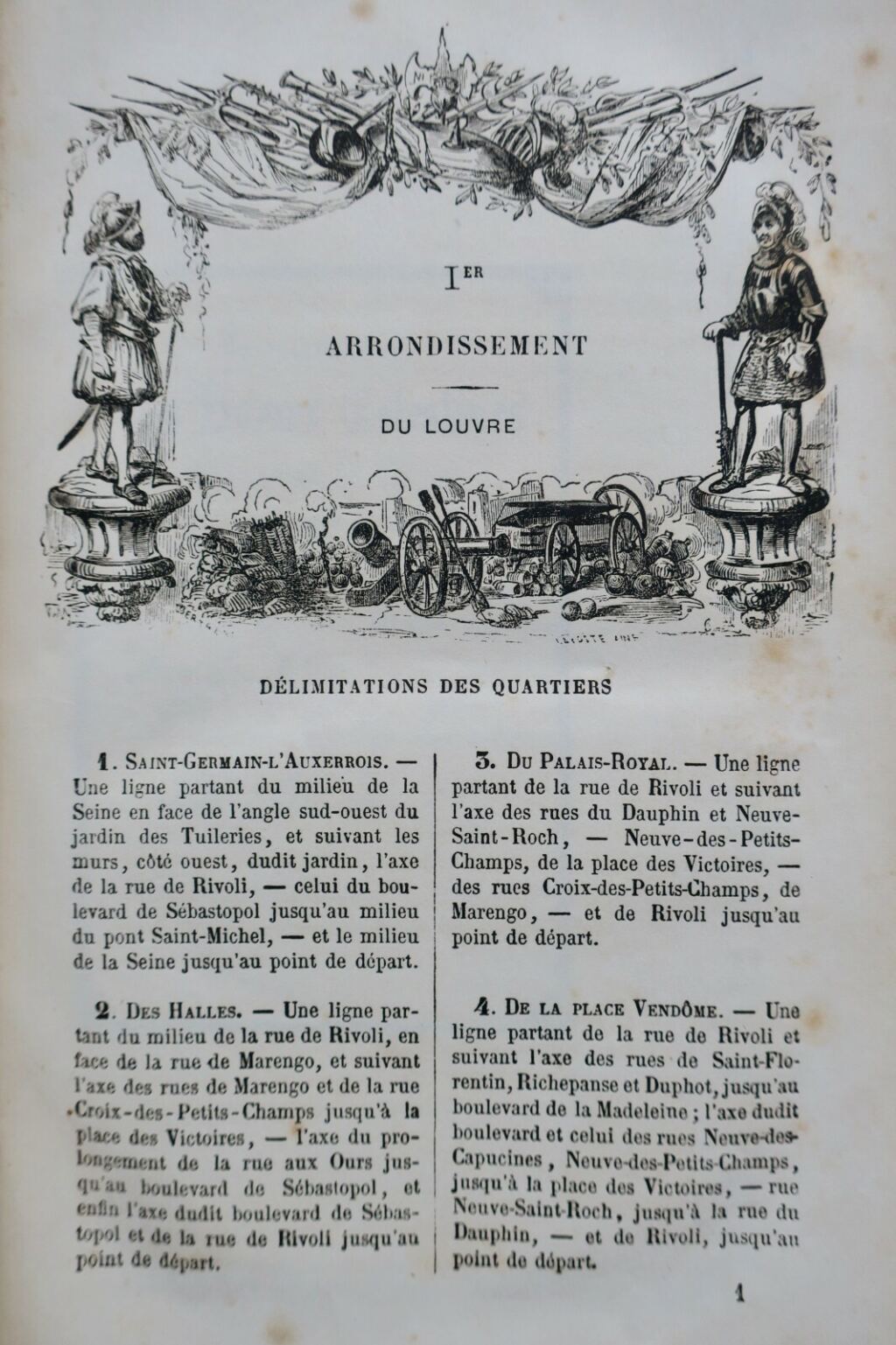 Historische Übersicht über Paris
