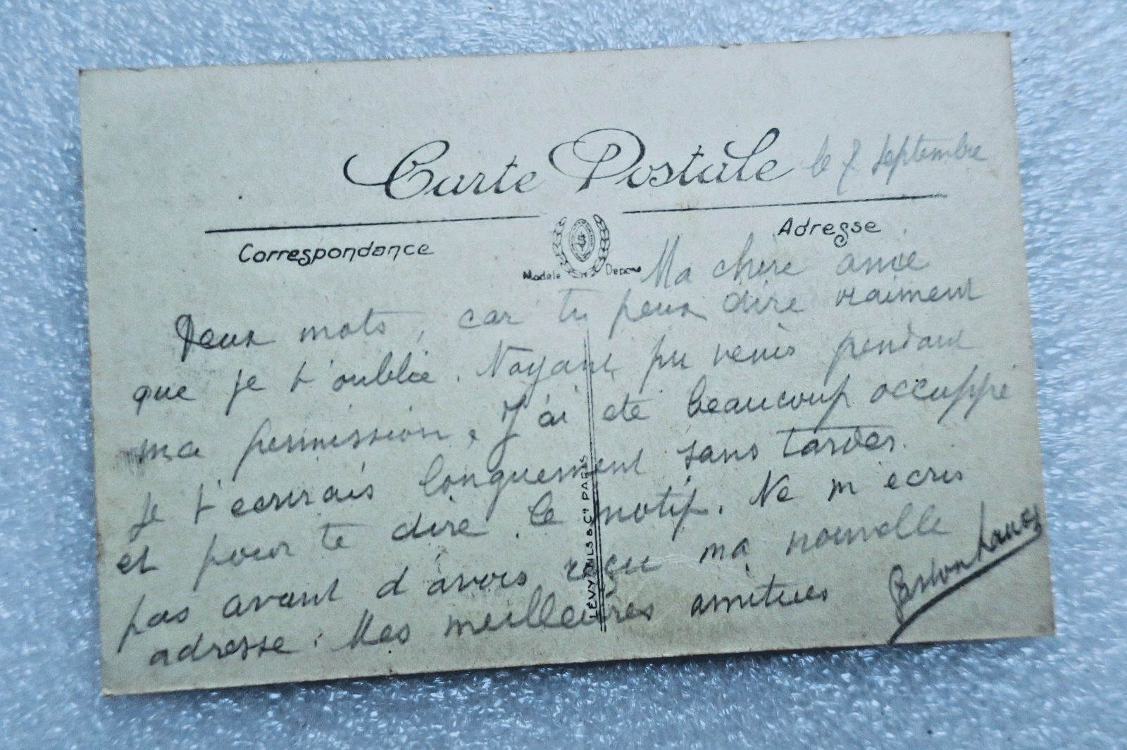 PARIS avenue du Bois de Boulogne - La Librairie Antique