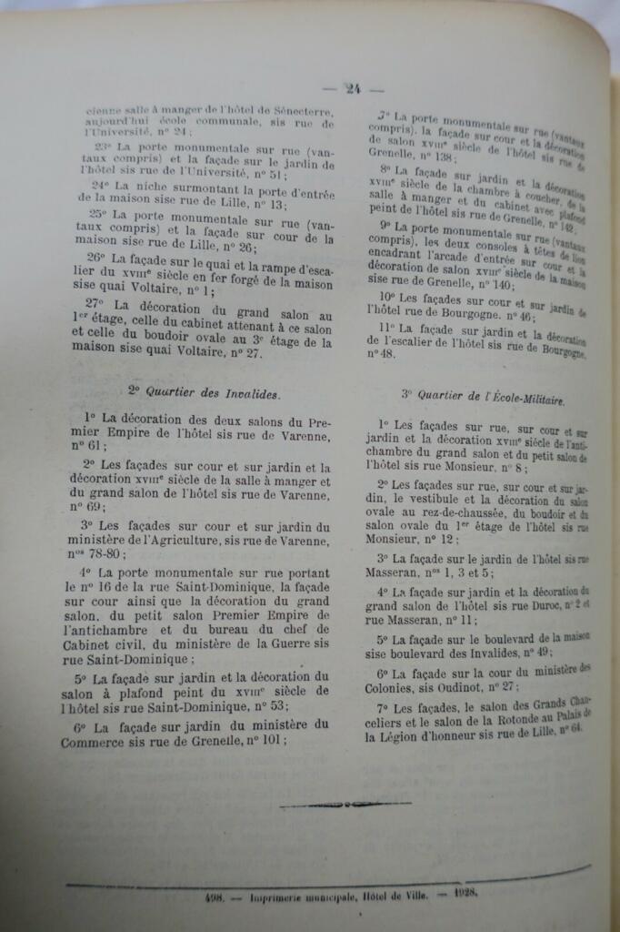 Protokolle der kommunalen Kommission zum alten Paris