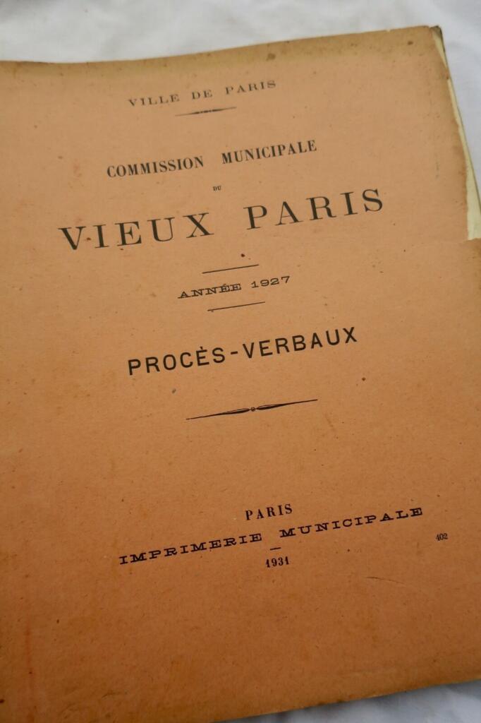 Protokolle der kommunalen Kommission zum alten Paris