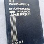 Paris Guide and Directory France-America 1931