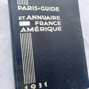 Paris-Guide und Adressbuch France-Amérique 1931