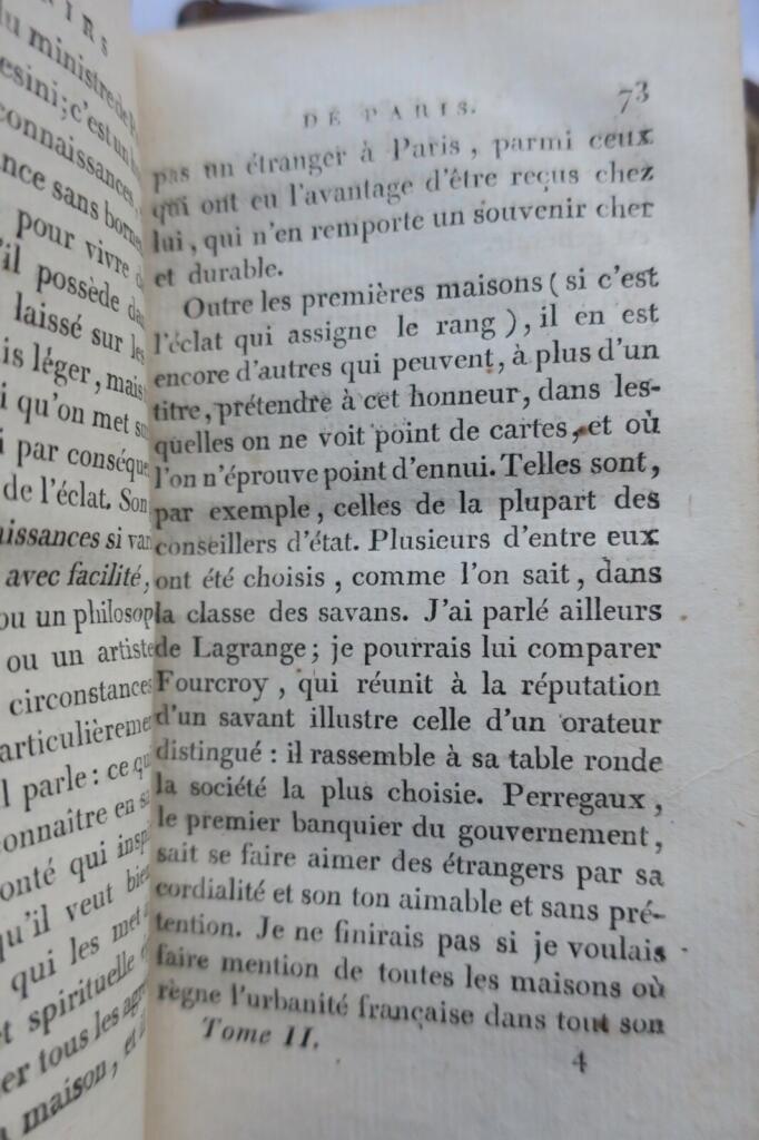Parisian impressions during the Napoleonic era
