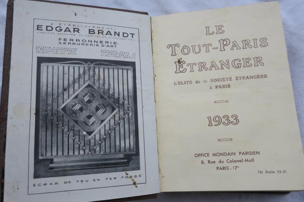 Elite of Foreign Society in Paris