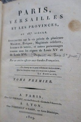 Paris Versailles And The Provinces In The 18th Century – Image 5