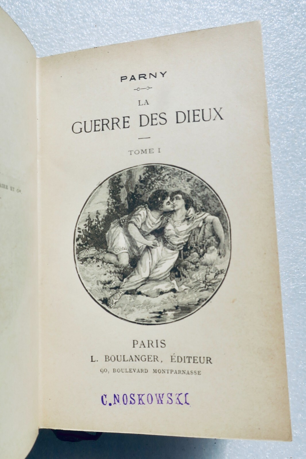 The conflict among the gods<span class="lla-card-orig-wrap"><span class="lla-card-orig">❦ PARNY La guerre des dieux</span></span> - La Librairie Antique