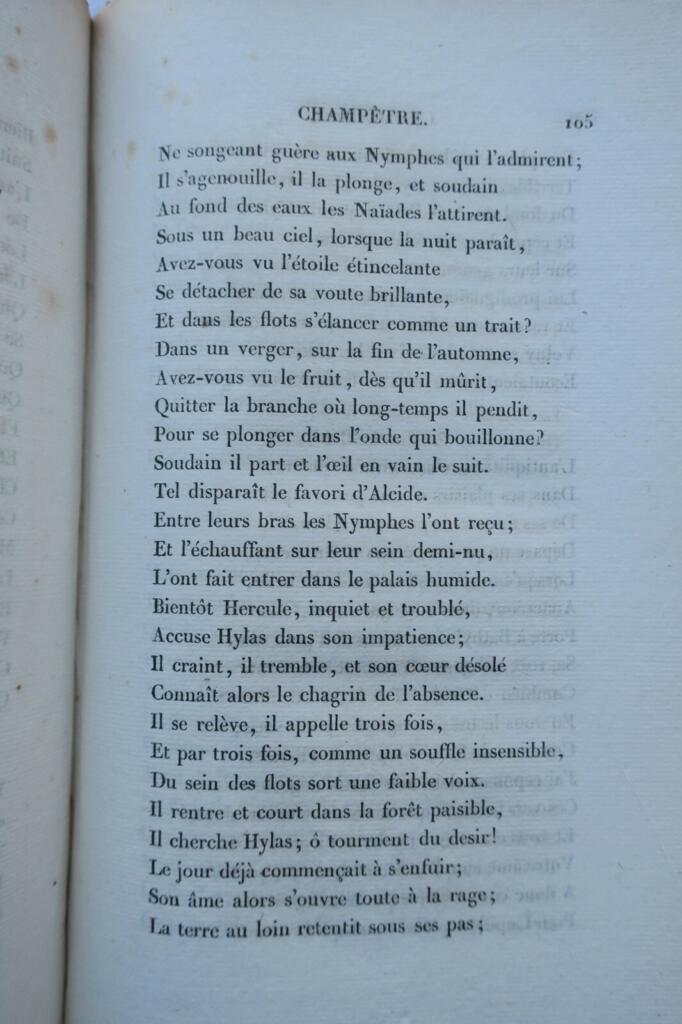 Selected Works of Evariste Parny