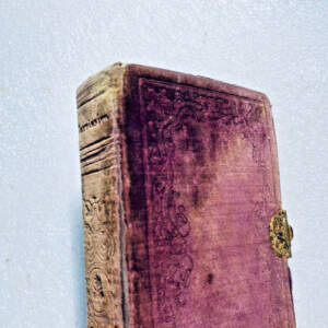 トゥールーズの教区用典礼書 1838年、金具装丁・ベルベット表紙