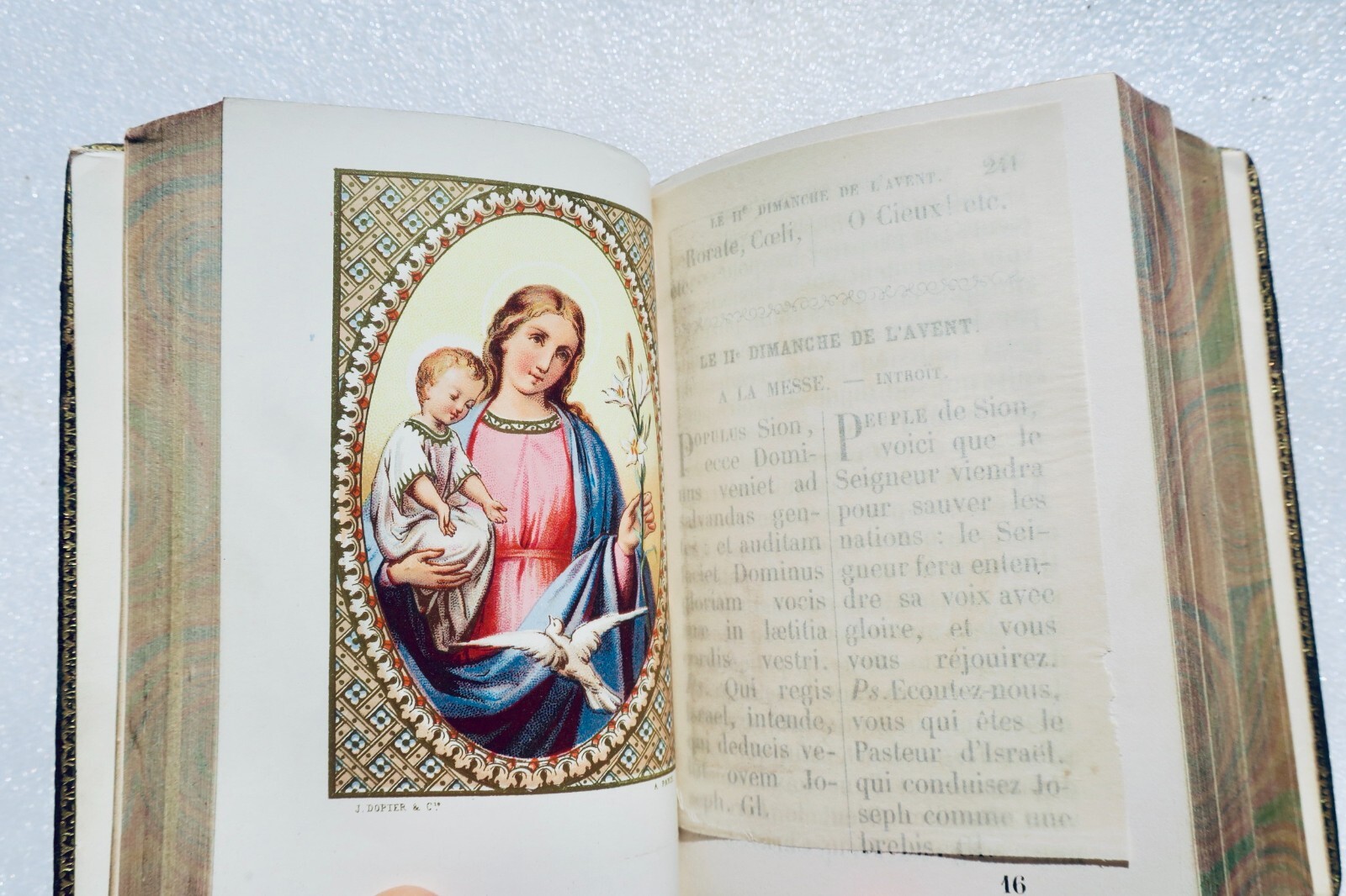 ローマ・ミサ典<span class="lla-card-orig-wrap"><span class="lla-card-orig">❦ paroissien romain</span></span> - La Librairie Antique