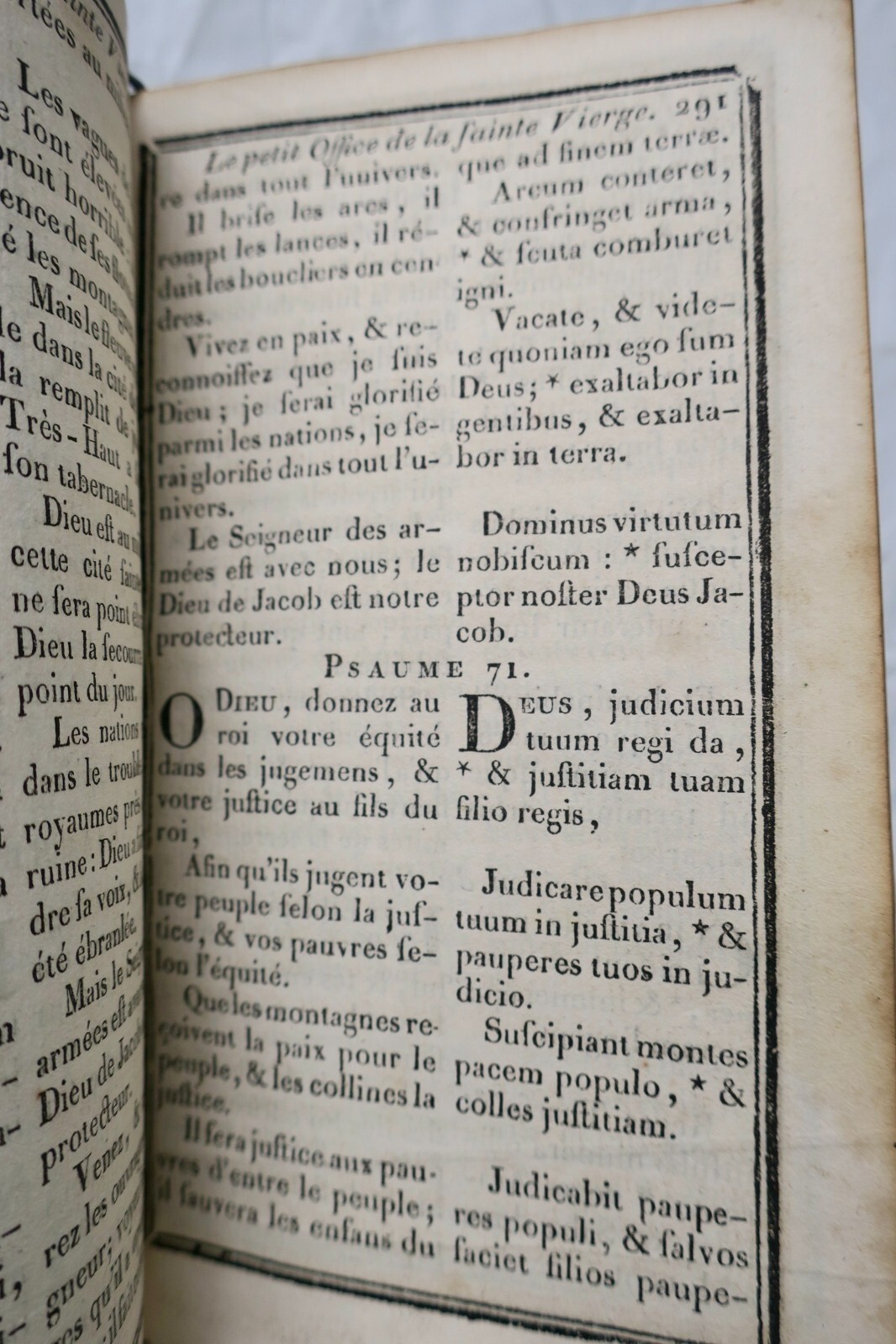 Paroissien sanctifié par toute prière de la journée du chrétien 1823 cuir – Image 7
