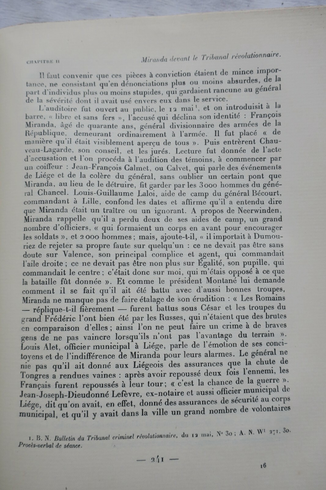 PARRA-PEREZ Miranda et la Révolution française 1925. – Image 3