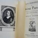 PASCAL MOLINIER LES PENSEES Lemerre ex. sur Hollande - La Librairie Antique
