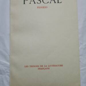 Pascal Pensées 1947