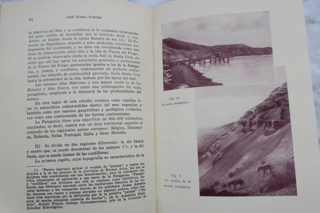 Geographische und Wirtschaftsstudie Patagoniens