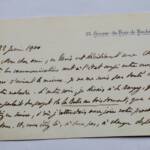 Paul hervieu carte autographe manuscrite & signée