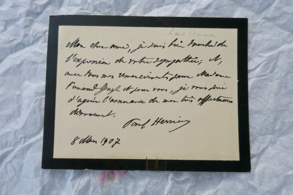 Autogramme Briefe und Karten von Paul Hervieu