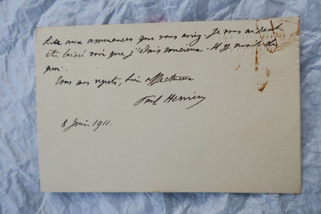 Autogramme Briefe und Karten von Paul Hervieu