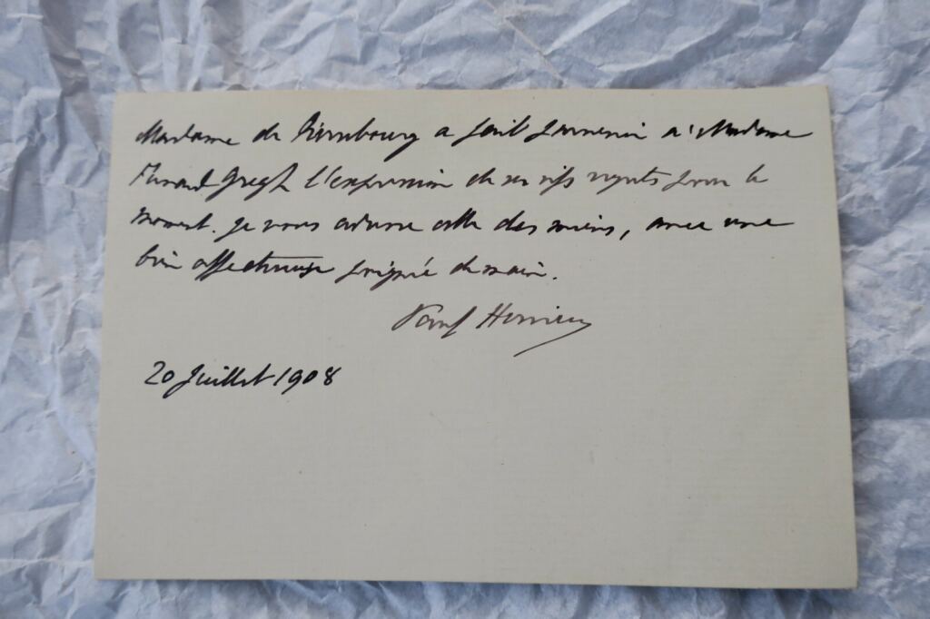 Autogramme Briefe und Karten von Paul Hervieu