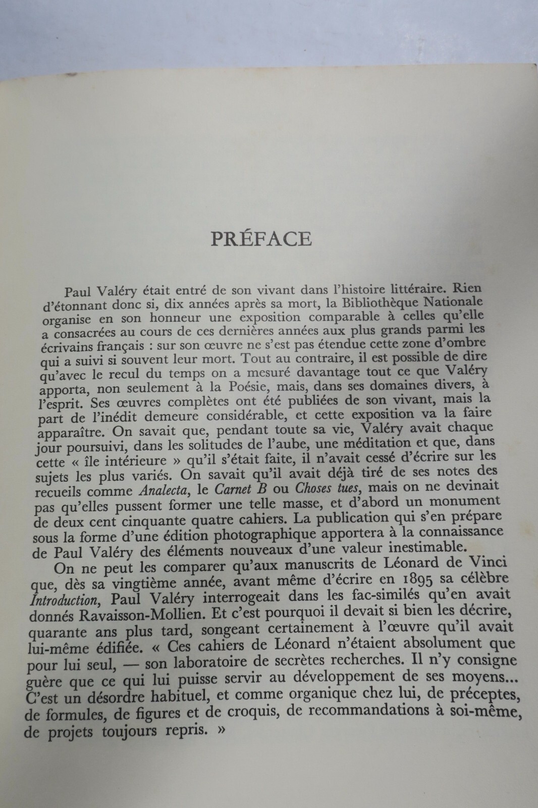 Paul Valéry Catalogue de l'exposition la Bibliothèque Nationale 1956 – Image 9