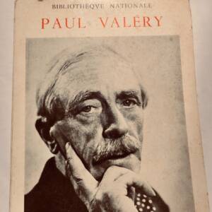 Paul Valéry Exhibition Catalogue at the National Library 1956
