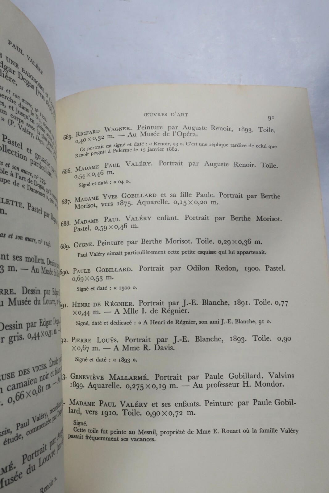 Paul Valéry Catalogue de l'exposition la Bibliothèque Nationale 1956 – Image 3