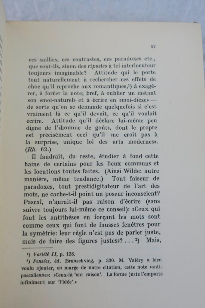 Paul Valery's Prose Art Explored