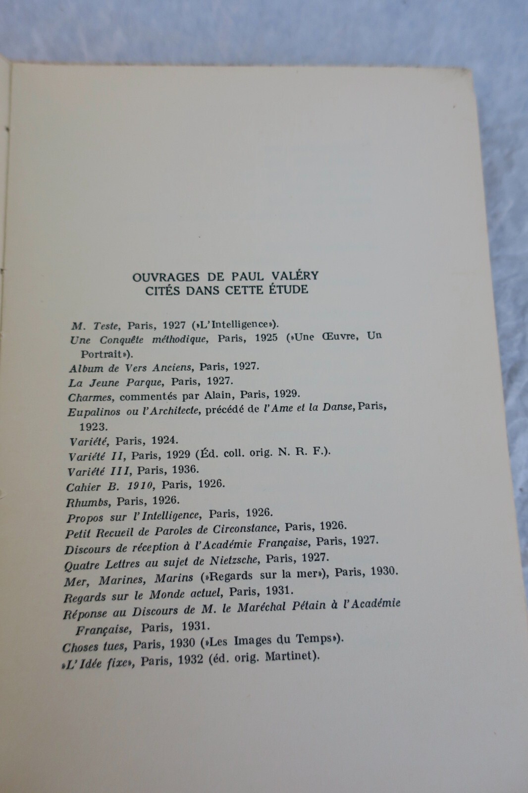 Paul Valerys Prosa-Kunst erkundet<span class="lla-card-orig-wrap"><span class="lla-card-orig">❦ Paul Valery et l’art de la prose</span></span> - La Librairie Antique