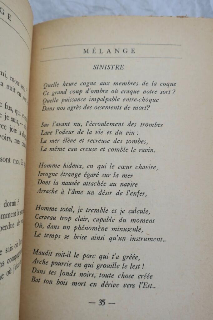 Paul Valéry Mélange Gallimard, 1941