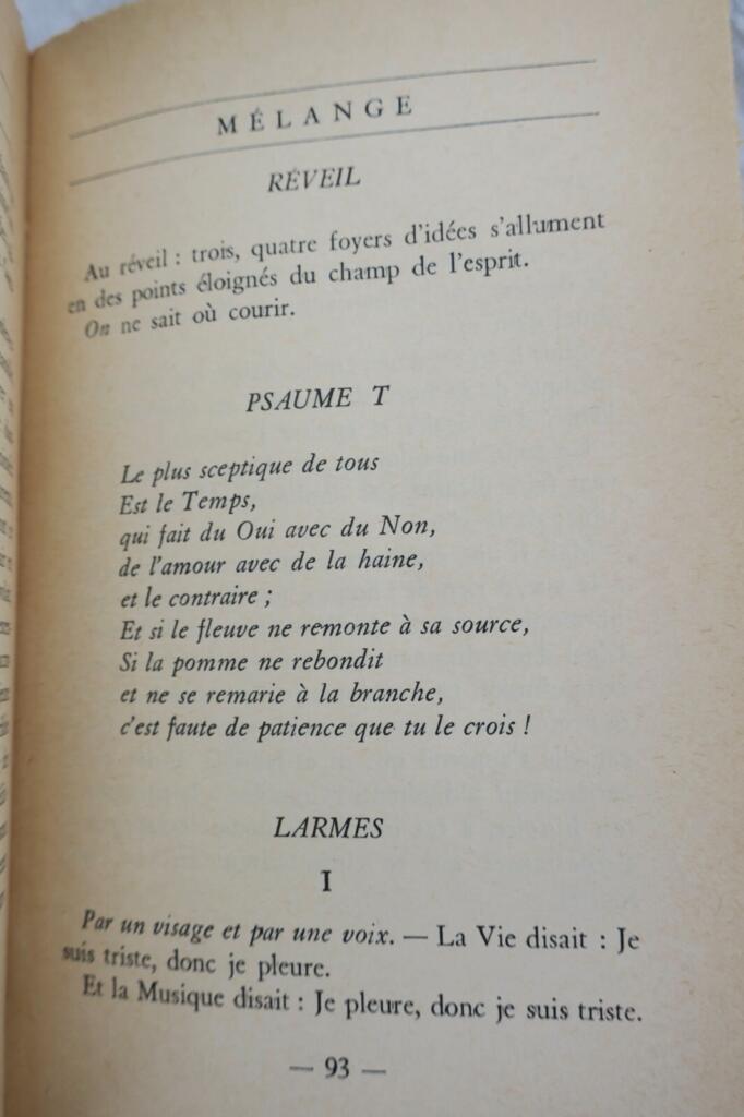 Paul Valéry Mélange Gallimard, 1941