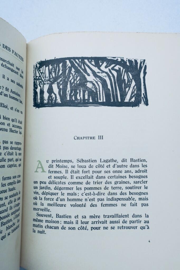 Paul Villéger. Bois des fautes. L&rsquo;amitié par le livre