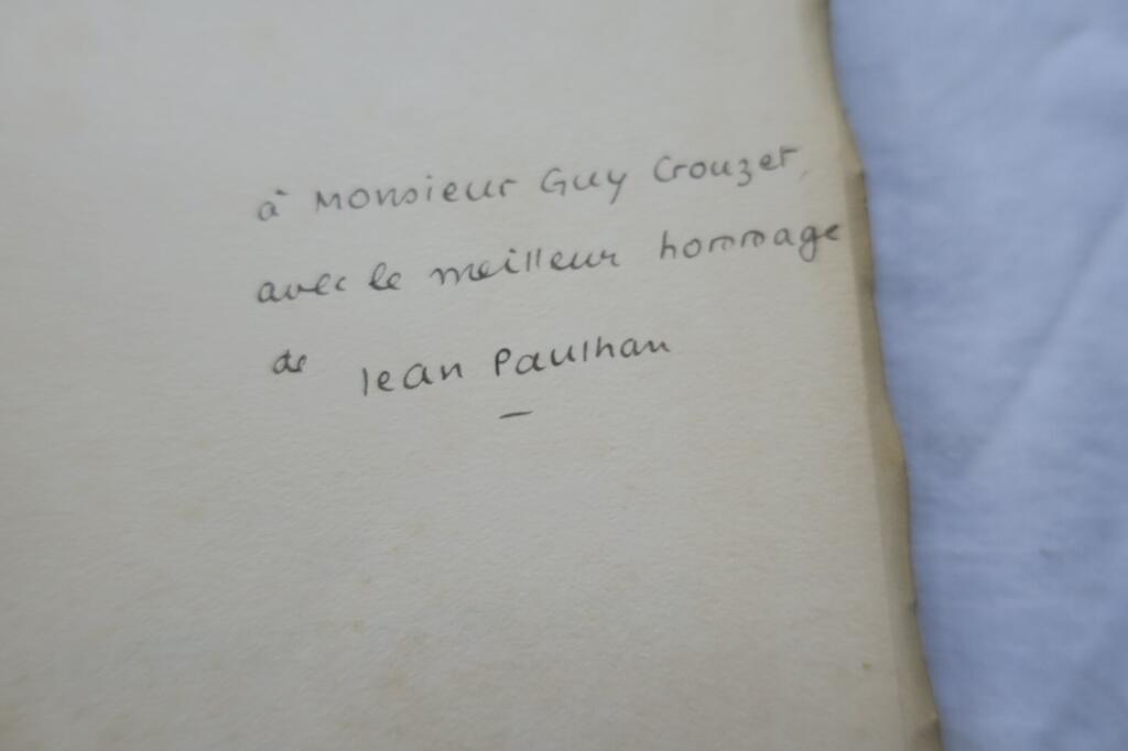 Paulhan’s Applied Warrior with Author’s Inscription