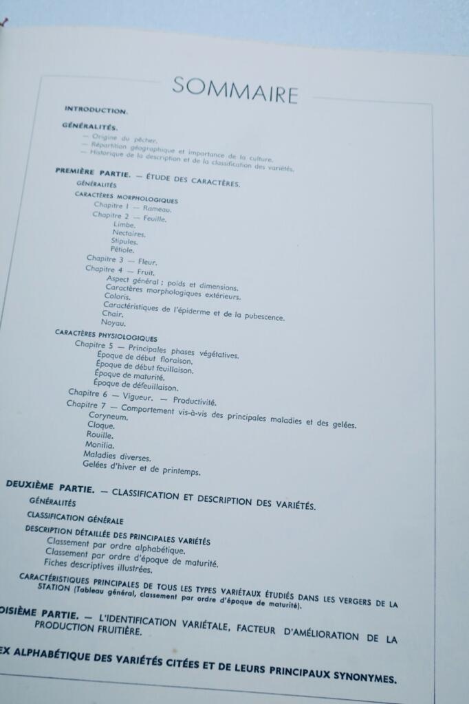 Monographie der Pfirsichsorten
